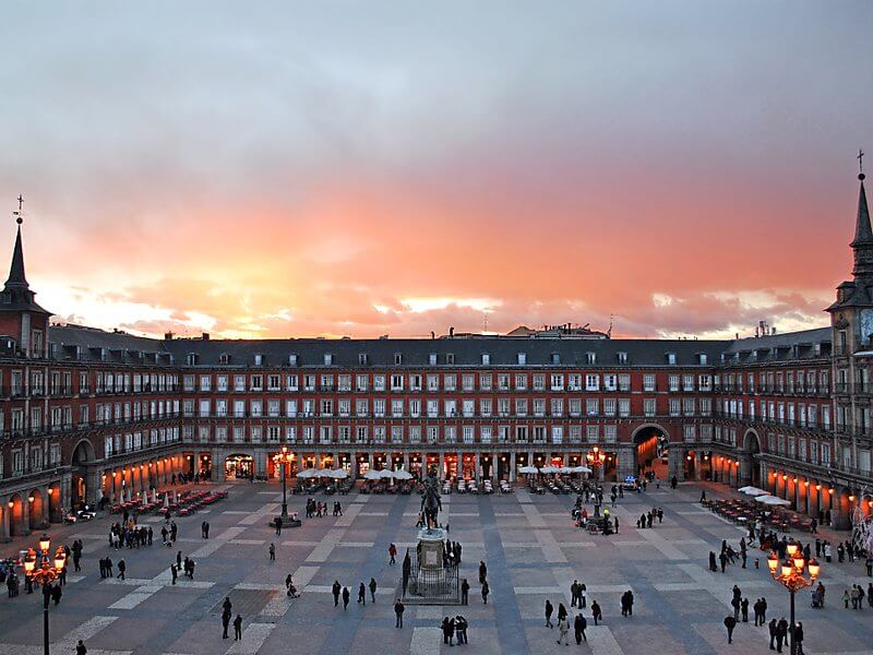 Plaza Mayor à Madrid