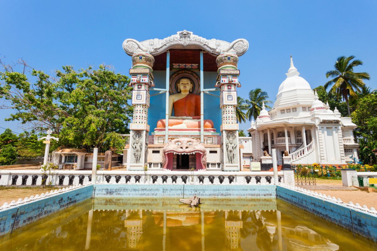 Le temple bouddhiste Angurukaramulla