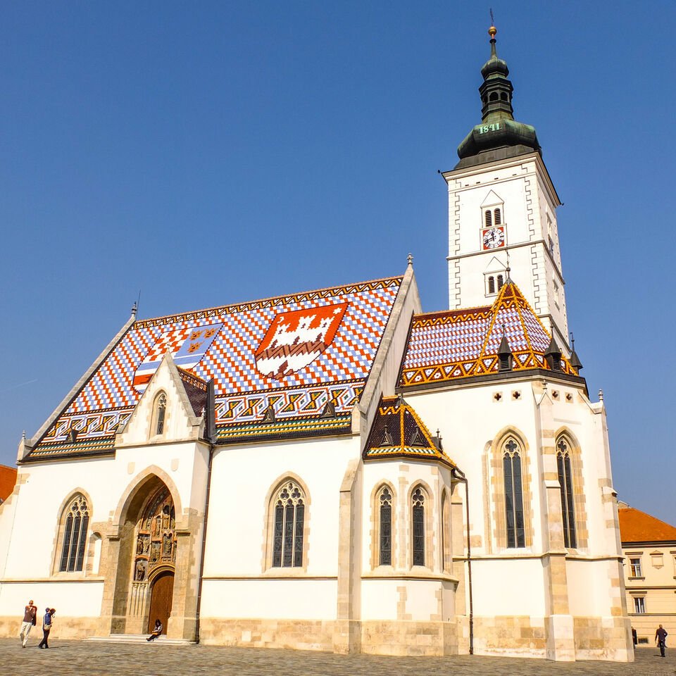 l'église St Marc - Visite guidée de Zagreb avec Tina