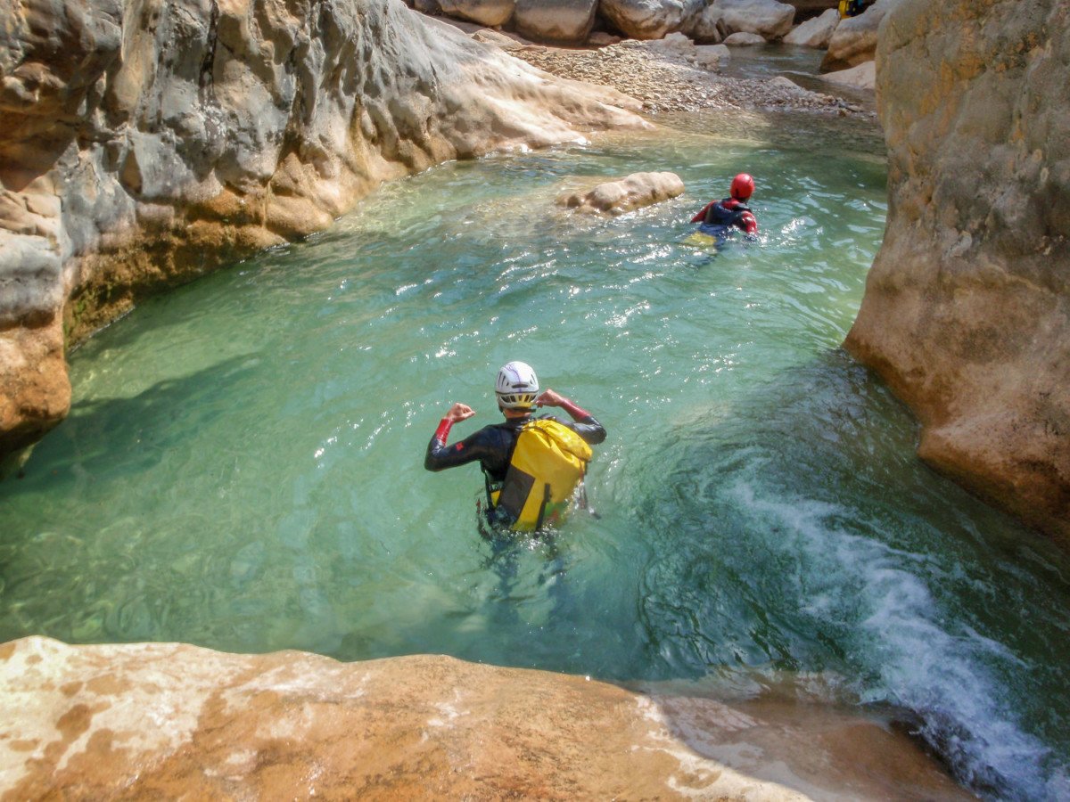 Canyoning dans la Sierra de Guara en Espagne