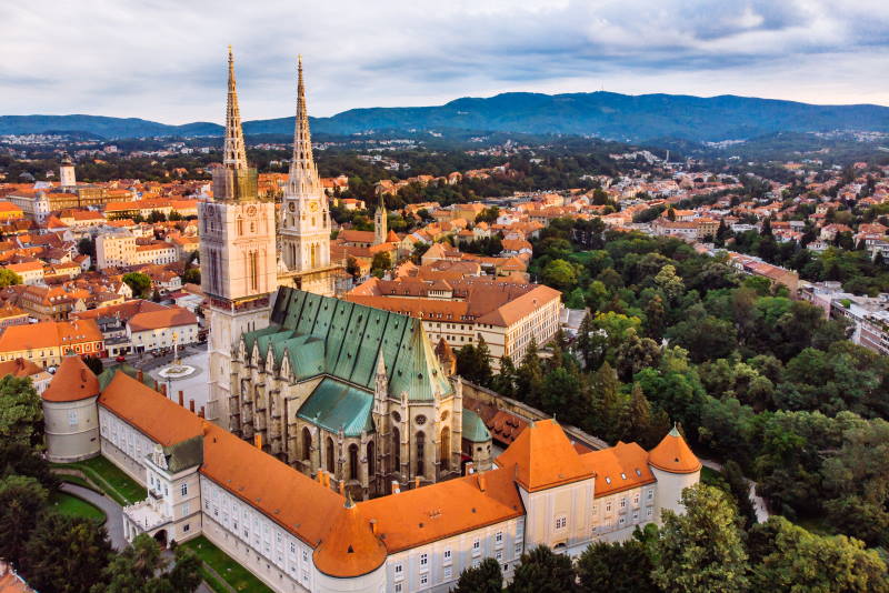 La cathédrale de Zagreb