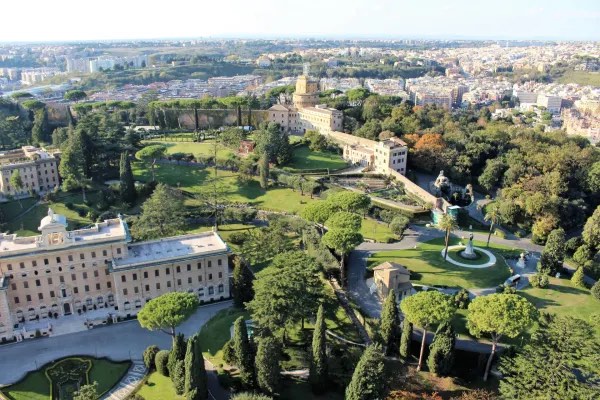 Visite des jardins du Vatican