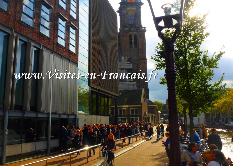 Visite guidée sur les traces d’Anne Franck à Amsterdam et en français